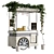 Mini Champagne Cart Model-Render Ready 3D model small image 6