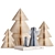 Paper Christmas Decor Set 01 3D model small image 1