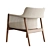 Morgan Aran Designer Armchair 3D Model 3D model small image 2