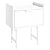 Contemporary Bedside Table Volga 3D model small image 2
