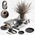 Elegant Home Decor Set 3D model small image 1