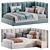 Cozy Children's Soft Bed 3D model small image 1