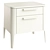 Modern 2-Drawer Bedside Table Ellipse 3D model small image 2