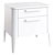 Modern 2-Drawer Bedside Table Ellipse 3D model small image 3