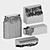 Stone Element Set, Natural Texture 3D model small image 3