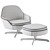 Luxury Swivel Armchair By Minotti 3D model small image 5