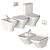 DuraStyle Ceramic Bathroom Essentials 3D model small image 5