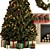 Vintage Christmas Tree Set 2016 3D model small image 2