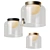 Elegant Cedar Glass Pendant Lights 3D model small image 2