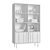 Elegant Fuji Display Cabinet 3D model small image 3