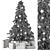 Festive Christmas Tree Set 3D model small image 4