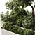 Title: 27-Piece Outdoor Plant Set 3D model small image 6
