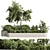 27-V Outdoor Plant Set 3D 3D model small image 4