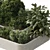 27-V Outdoor Plant Set 3D 3D model small image 5