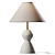 Granite & Brass Table Lamp 3D model small image 2