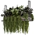Metal Box Indoor Hanging Plants 3D model small image 1