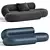 Serpentine Contemporary 3D Sofa Model 3D model small image 2