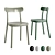 Trendy Open-Back Beech Chair 3D model small image 1