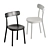 Trendy Open-Back Beech Chair 3D model small image 4