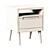 Caisson Nightstand: Modern Bedside Table 3D model small image 2