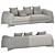 Porada Softbayy Sofa Set 3D model small image 4