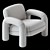 "Modern Armchair BUBO 3D model small image 3