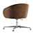 Modern Swivel Armchair by Zilioaldo 3D model small image 5