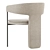 Elegant Dining Chair Palazzo Collection 3D model small image 4