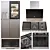 5-Piece LG Kitchen Appliance Set 3D model small image 1