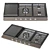 5-Piece LG Kitchen Appliance Set 3D model small image 4