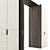 Modern Pivot Door & Wardrobe 3D model small image 5