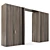 Modern Pivot Door & Wardrobe 3D model small image 6