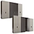 Modern Pivot Door Wardrobe System 3D model small image 4