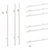 I Ching Towel Rails - Sleek Models 3D model small image 5