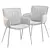 Elegant Rhonda Dining Chair by Cattelan Italia 3D model small image 2