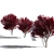 Prunus Cerasifera Pissardi Set 3D model small image 5