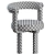 Elegant Kana Chair Design 3D model small image 2