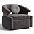 Modern Vienna Way Club Chair 3D model small image 2