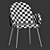 Cozy Wave Boucle Chair Stool 3D model small image 5