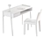 Sleek Oak Desk Set 3D model small image 4