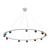 Elegant CAKE RING Chandelier 3D model small image 1