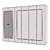 Veyron 6-Door Wardrobe 693940 3D model small image 2