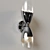 Modern Art Inspired Wall Lighting 3D model small image 2