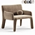 Elegant Armchair by Molteni 3D model small image 3