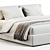 Modern Camille Bed 3D Model 3D model small image 2