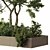 Outdoor Plant Set 29 Bundle 3D model small image 3