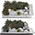 3Dsky Plant Chandelier Decor Set 3D model small image 1