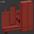 Trufa Wall Sconce Fixture 3D model small image 5