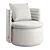 Swivel Chair Dantone Home Cole 3D model small image 3