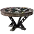 Vienna Convertible Poker Dining Table 3D model small image 7